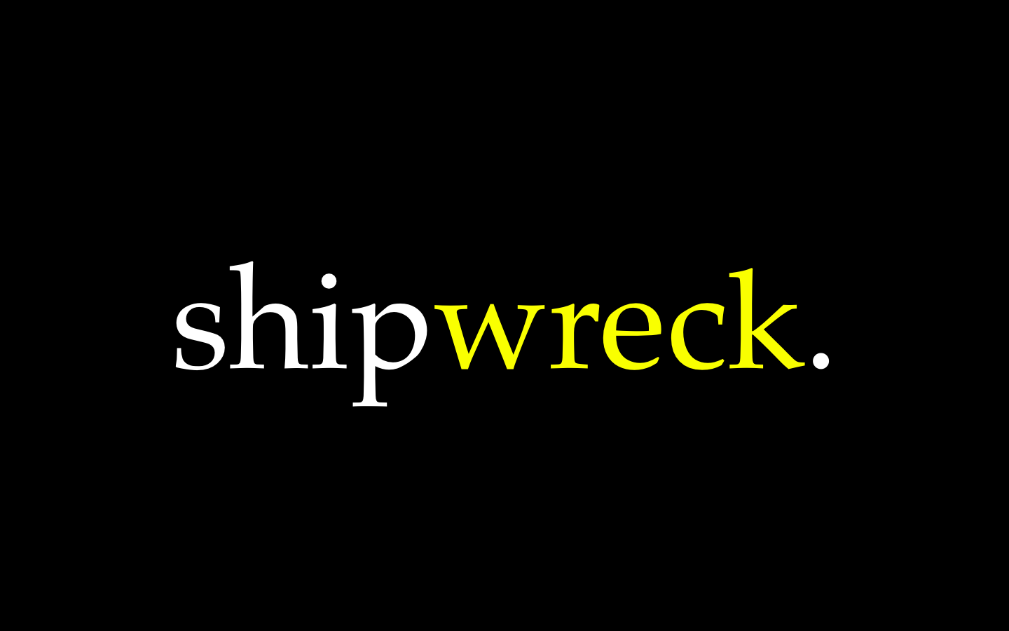 The Shipwreck Song